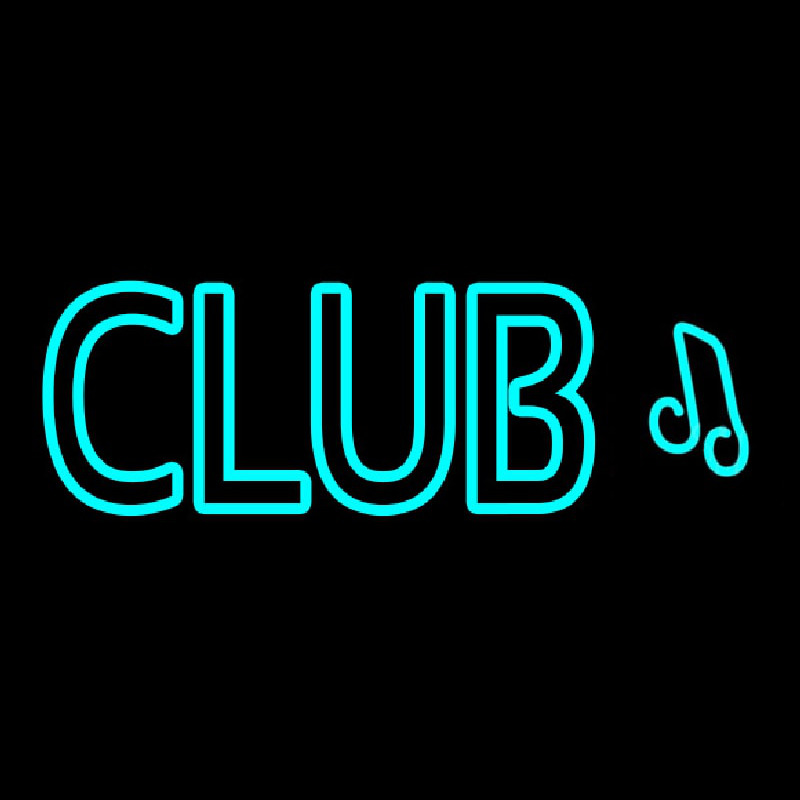 Club Music Neon Sign