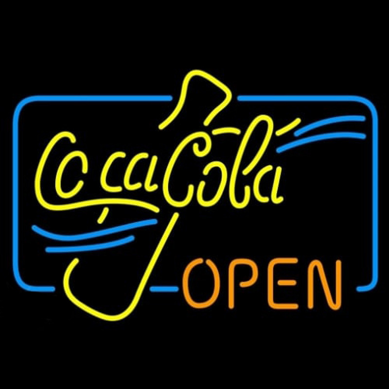 Coca Cola Open Neon Sign