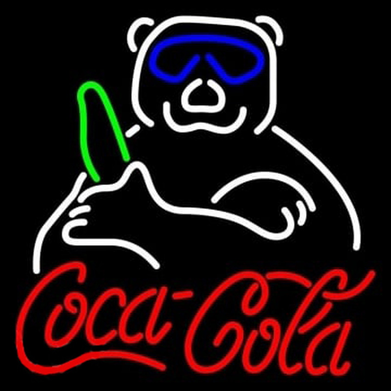 Coca Cola Panda Neon Sign