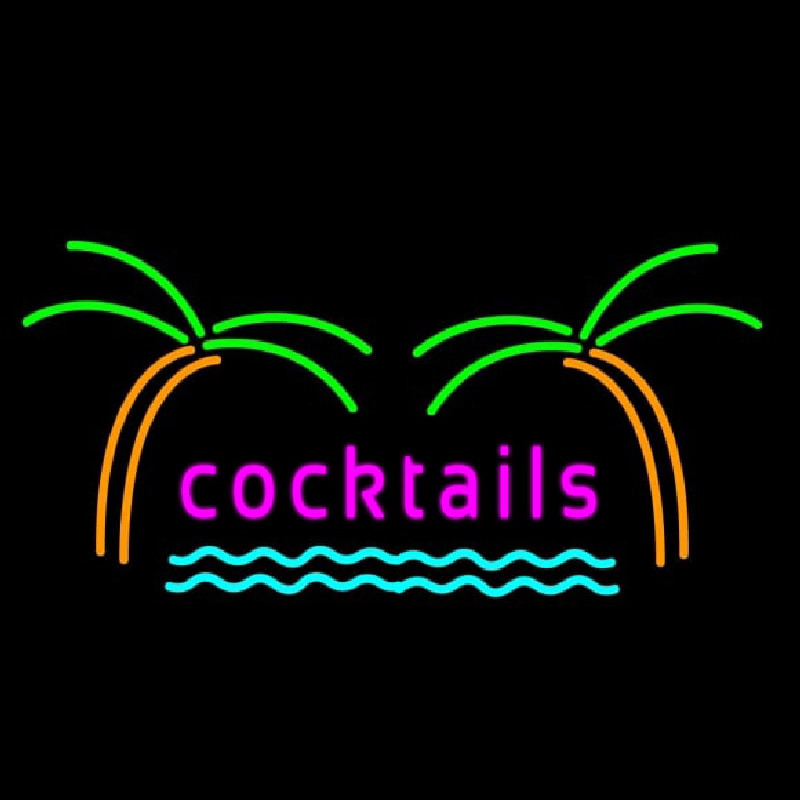 Cocktails Neon Sign