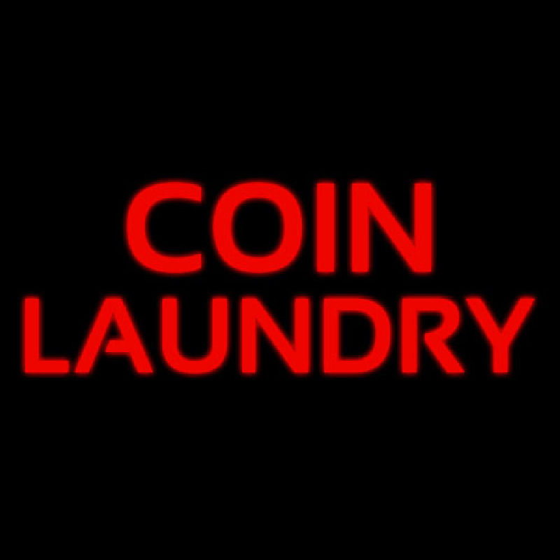 Coin Laundry Neon Sign