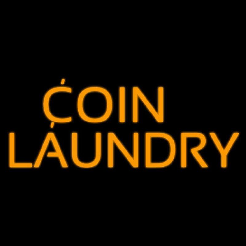 Coin Laundry Neon Sign