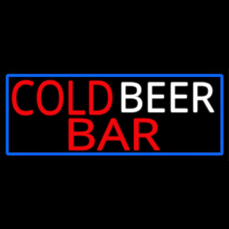 Cold Beer Bar Neon Sign