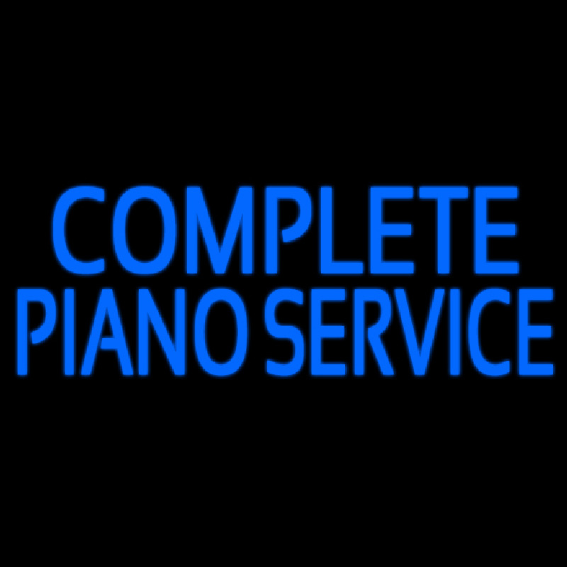 Complete Piano Service 1 Neon Sign