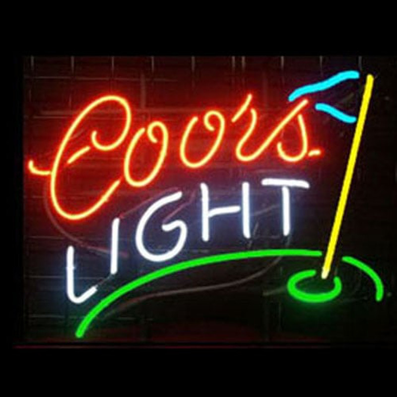 Signe de néon de golf lumière de coors