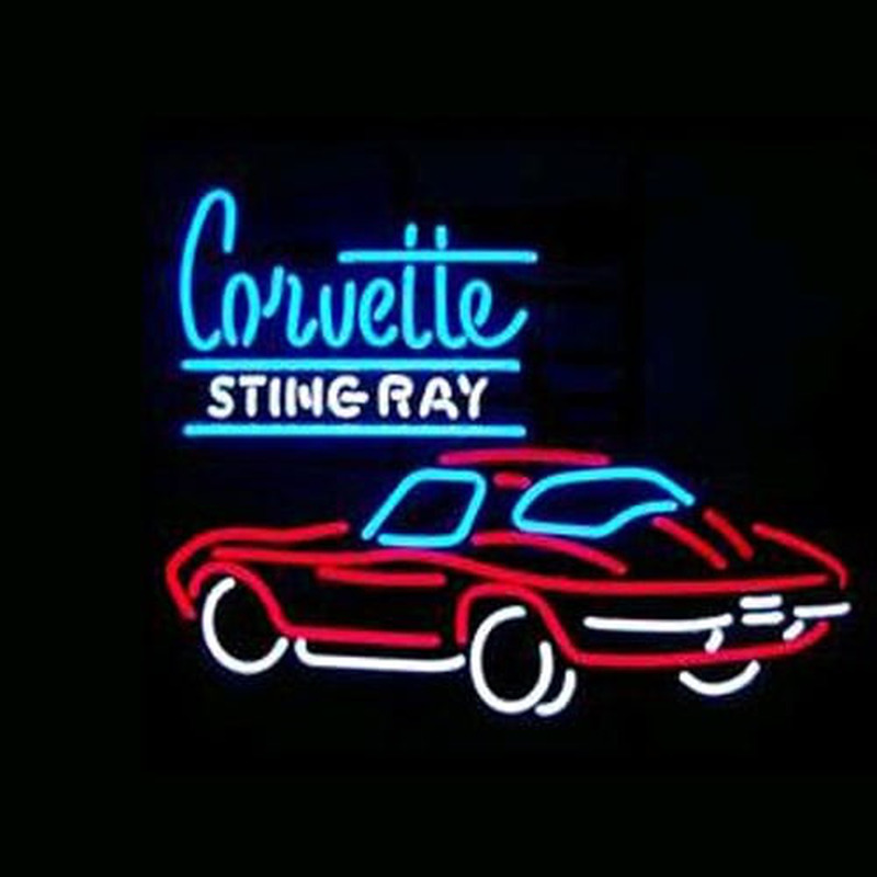 Corvette Sting Ray Neon Sign