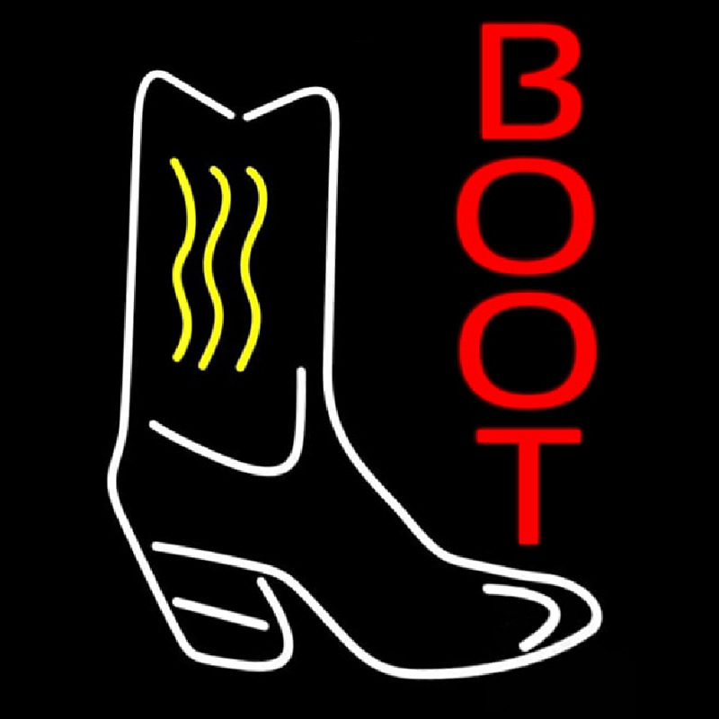 Cowboy Boot 1 Neon Sign