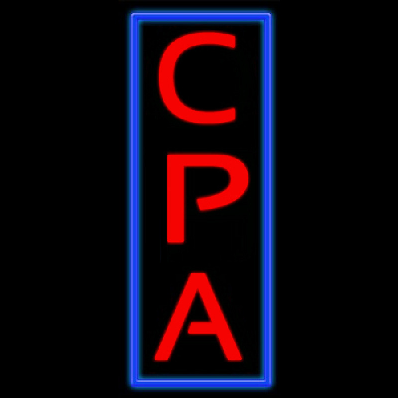 Cpa Neon Sign