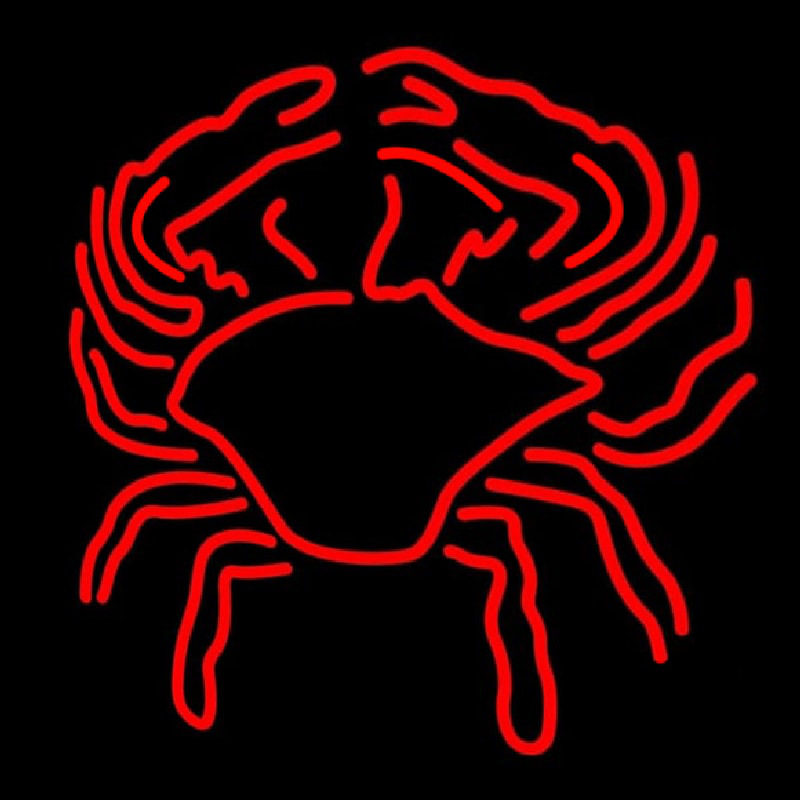 Crab Block With Logo 1 Neon Sign