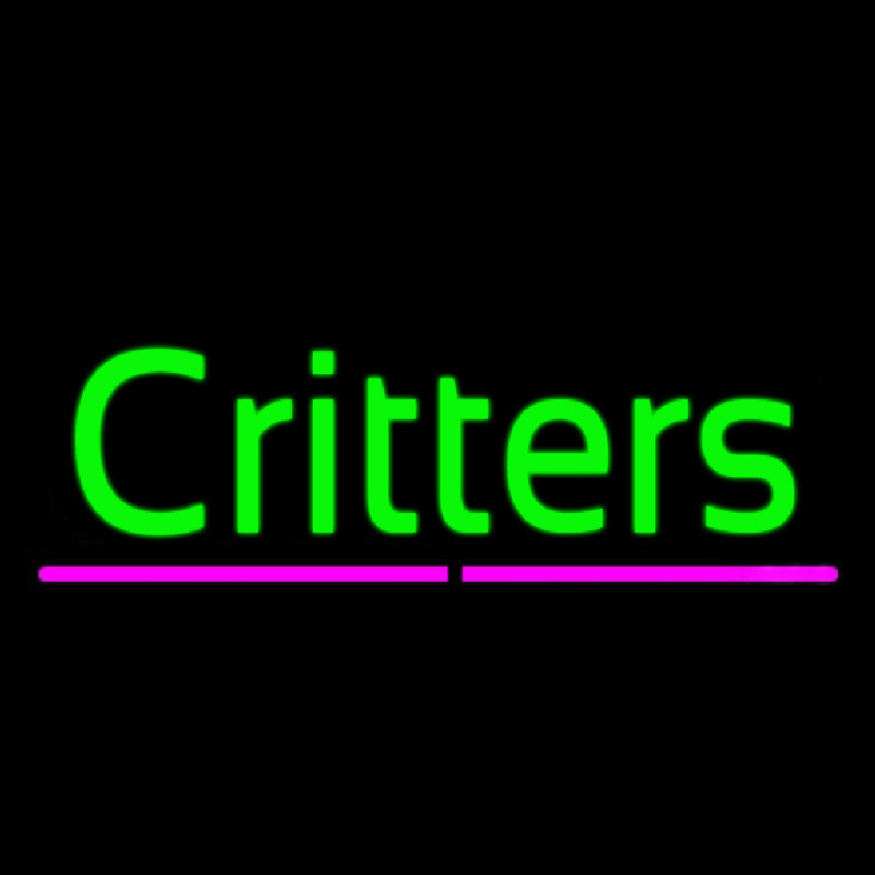 Critters Neon Sign
