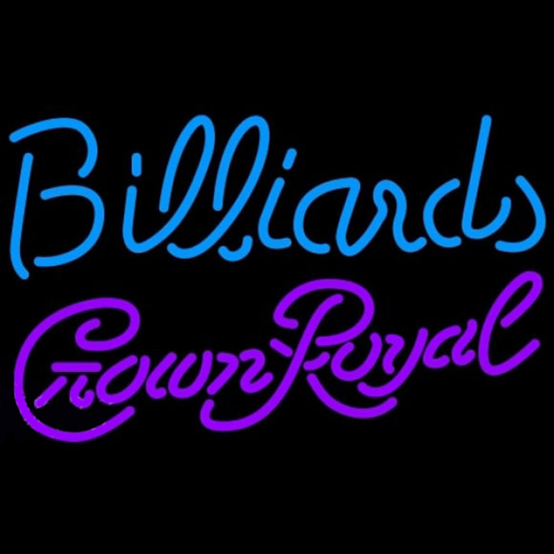 Crown Royal Billiards Te t Pool Beer Sign Neon Sign