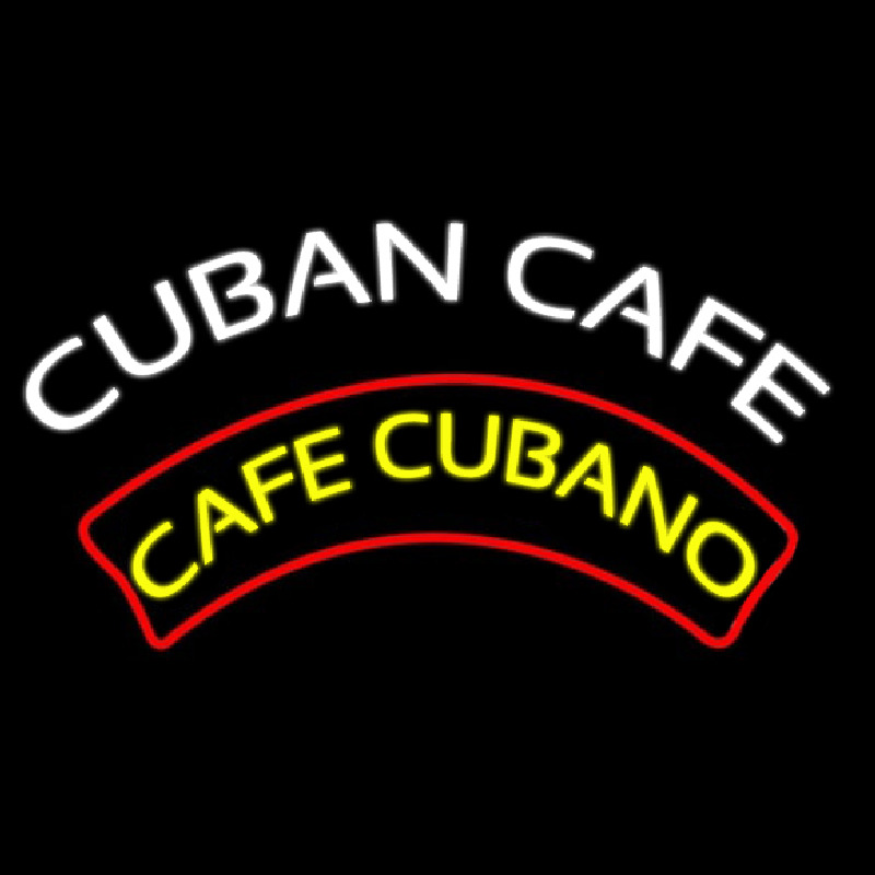 Cuban Cafe Neon Sign