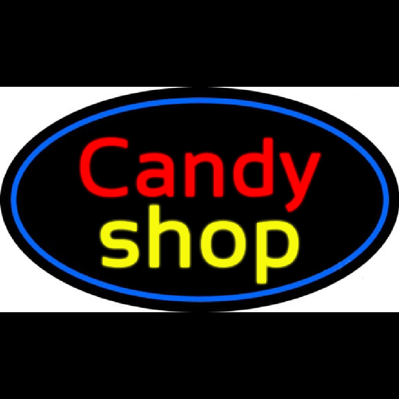 Cursive Candy Shop Neon Sign