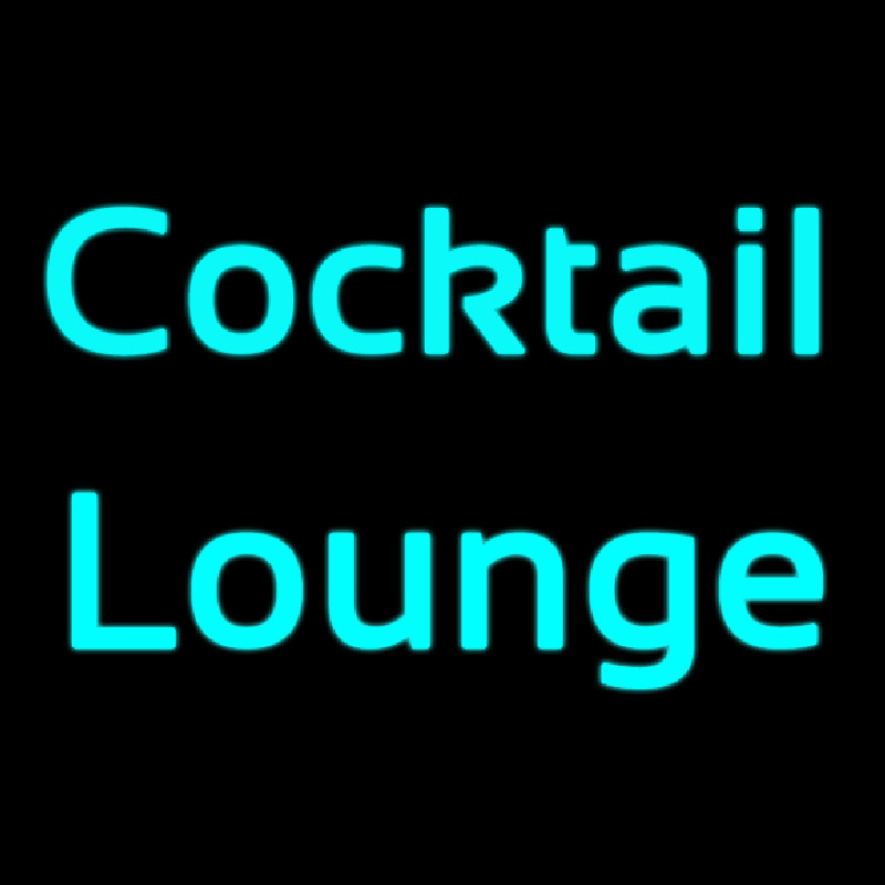 Cursive Cocktail Lounge Neon Sign