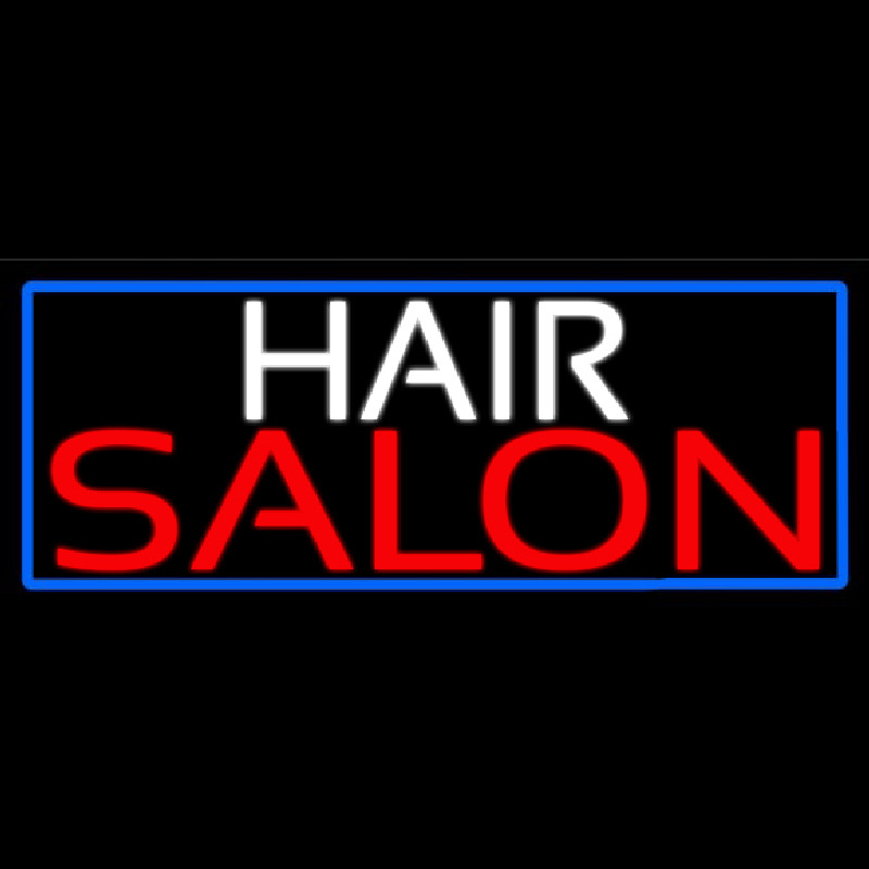 Cursive Hair Salon Neon Sign