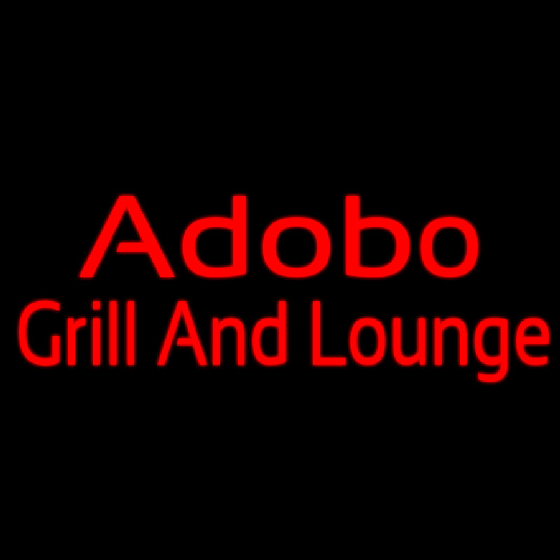 Custom Adobo Grill And Lounge 1 Neon Sign