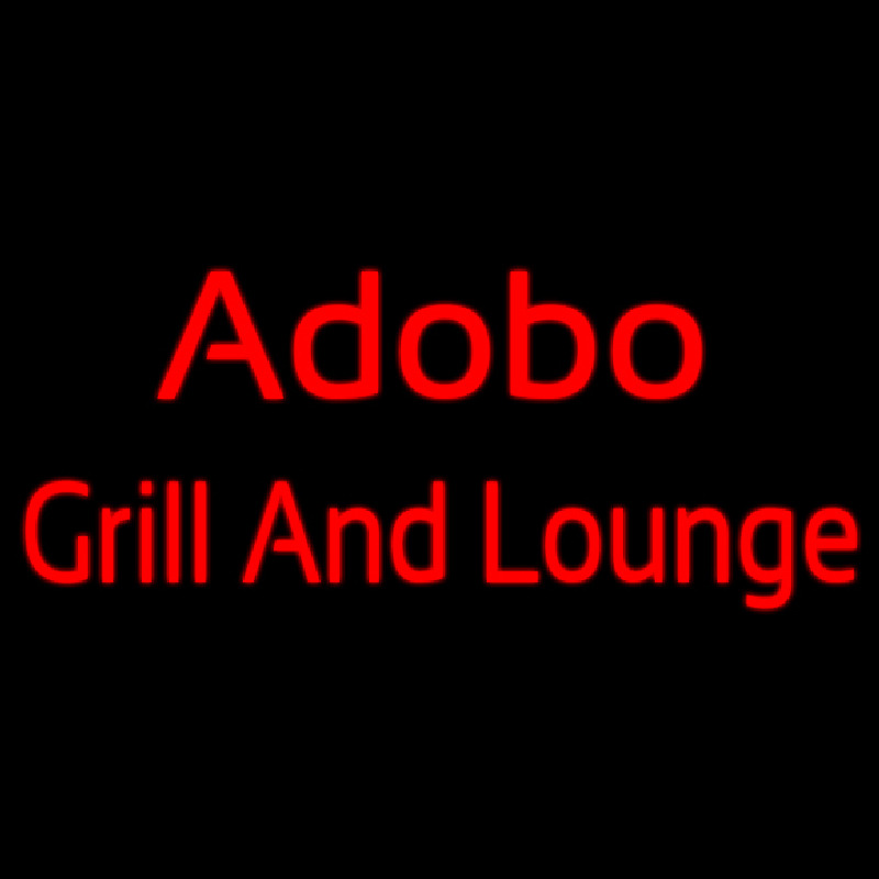Custom Adobo Grill And Lounge3 Neon Sign