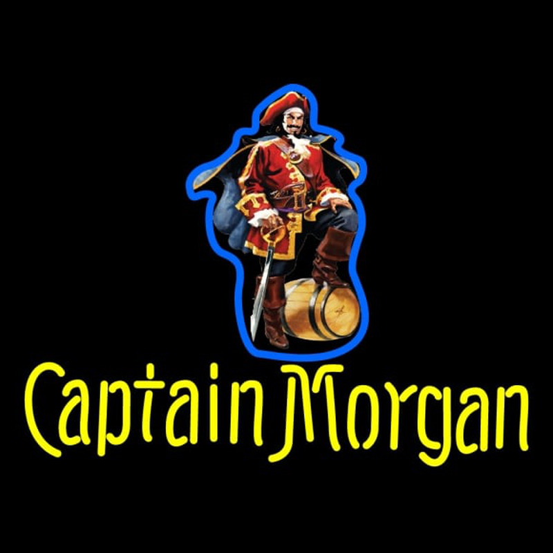 Custom Captain Morgan Logo Neon Sign