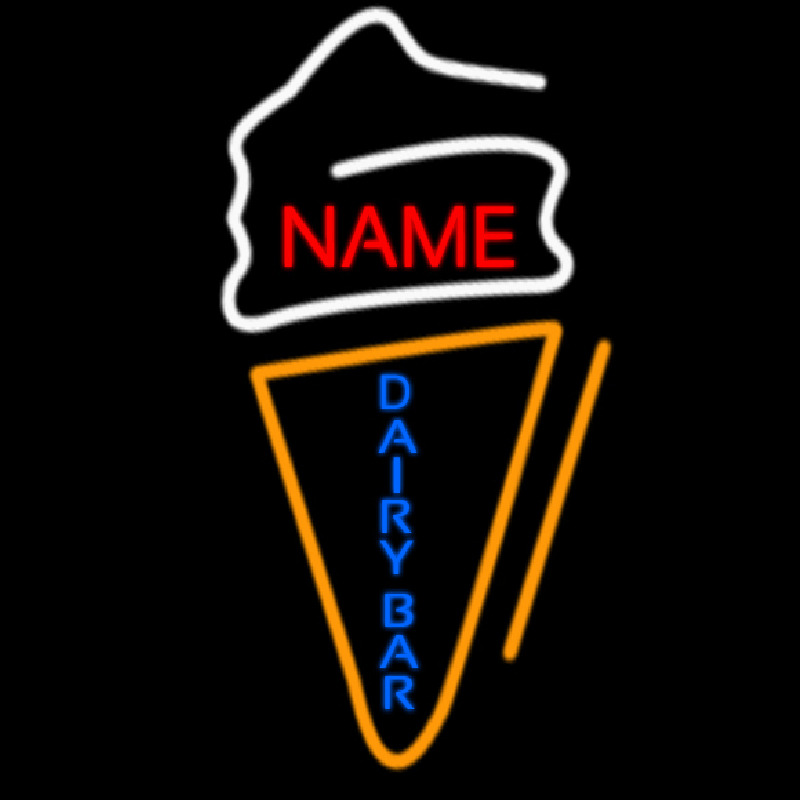 Custom Dairy Bar Neon Sign