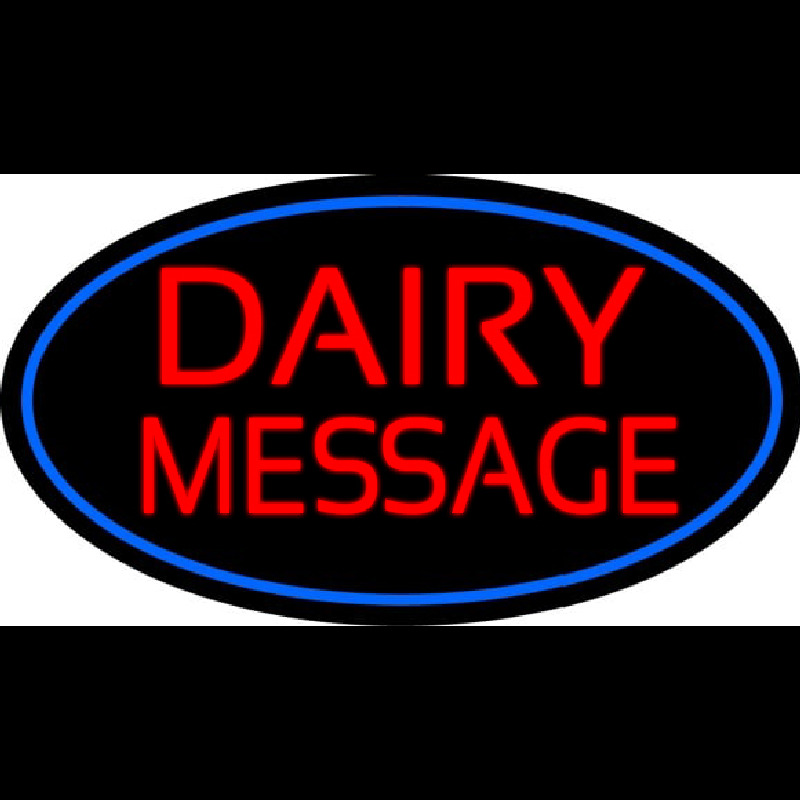Custom Dairy On Logo Neon Sign
