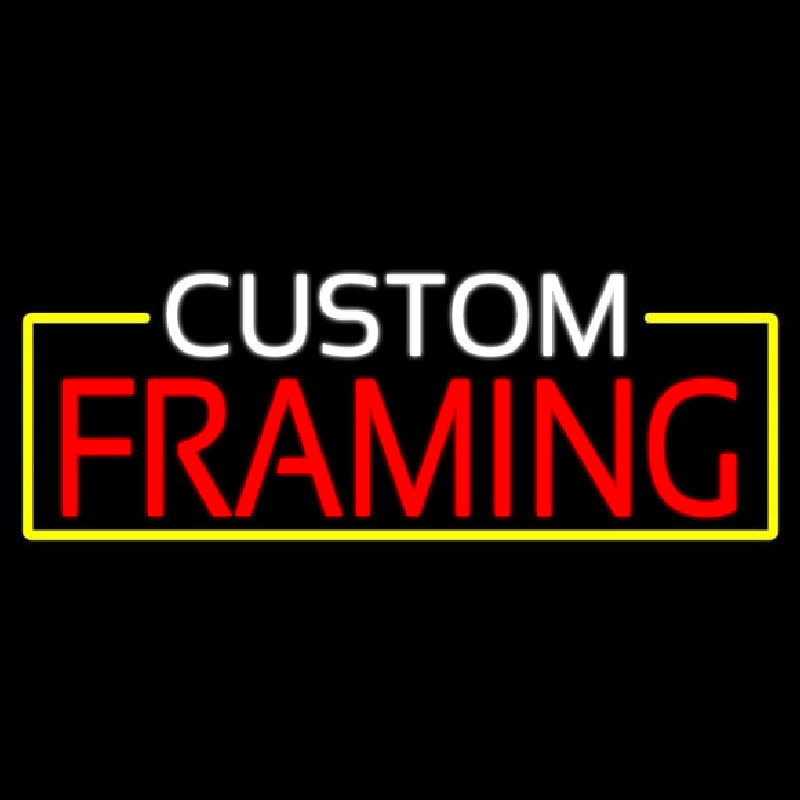 Custom Framing Neon Sign