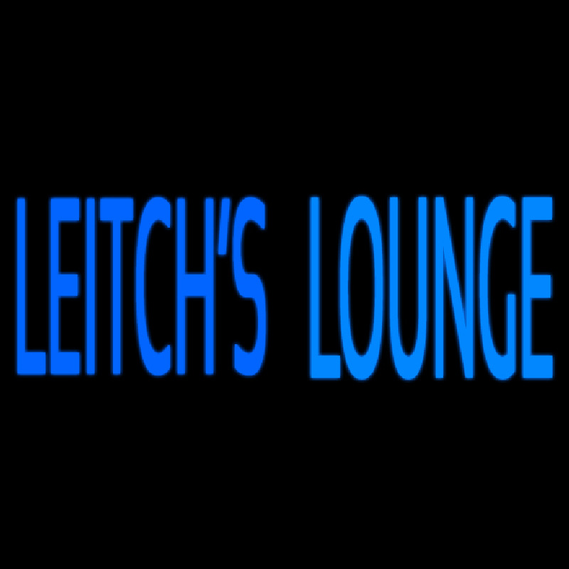 Custom Leitchs Lounge Neon Sign