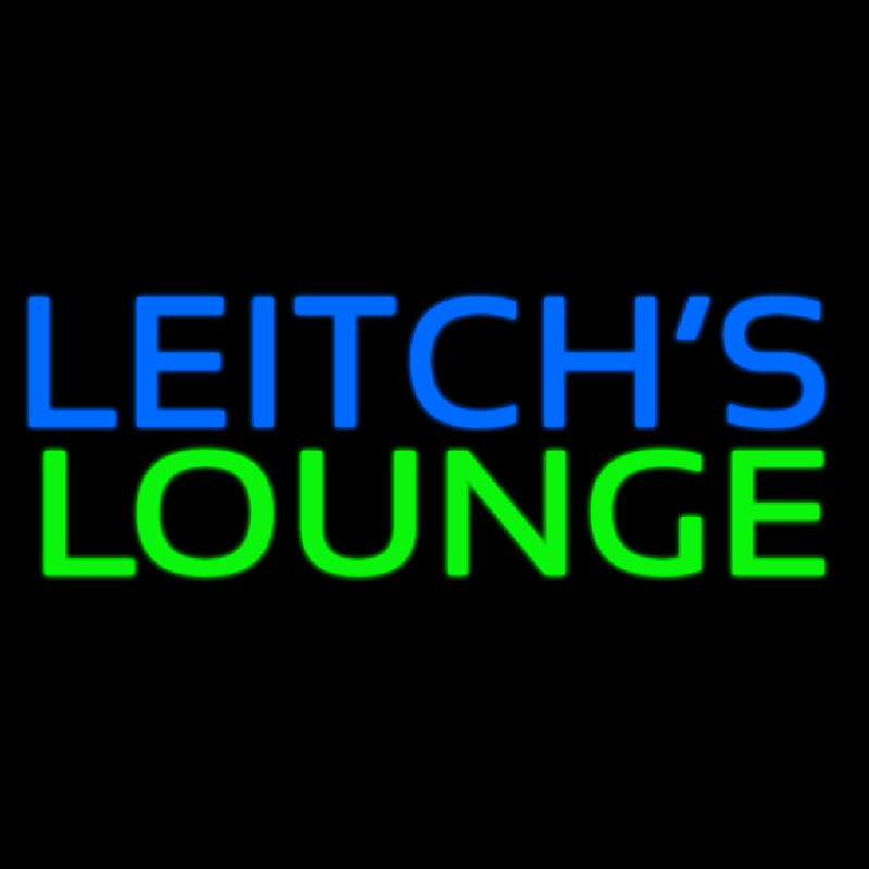 Custom Leitchs Lounge Neon Sign