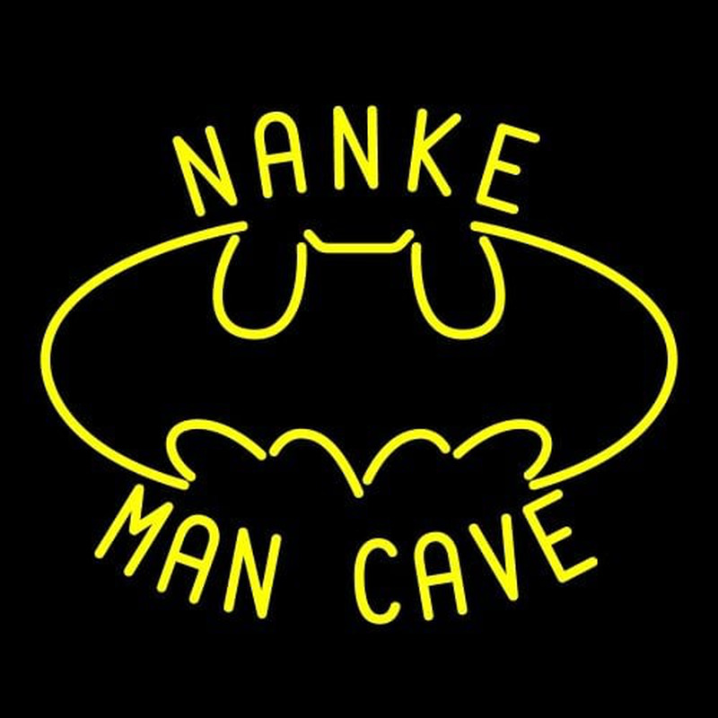 Custom Nanke Mancave Bat Neon Sign