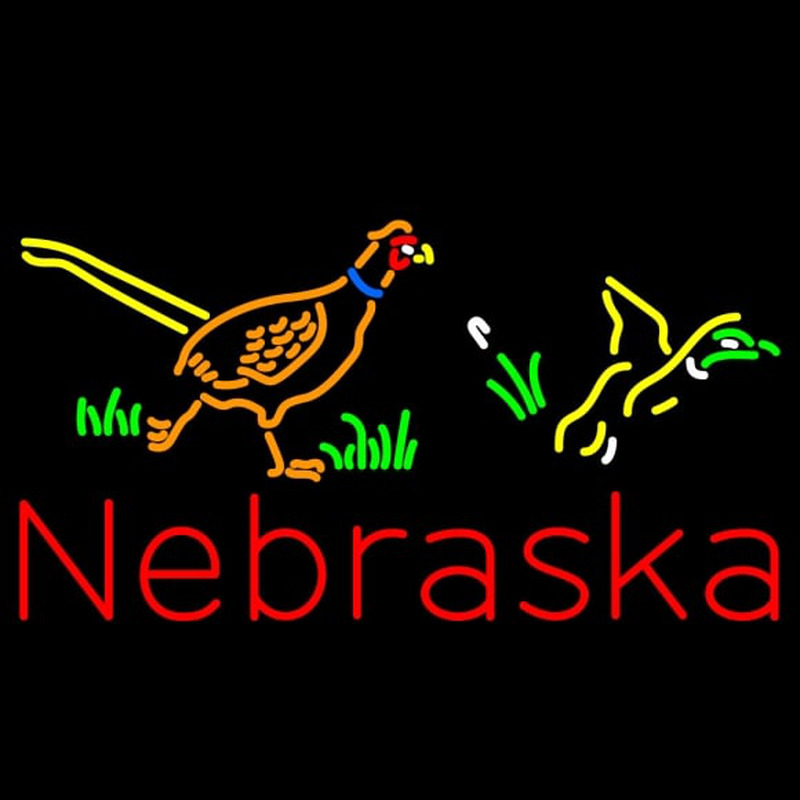 Custom Nebraska Pheasant Steve Neon Sign