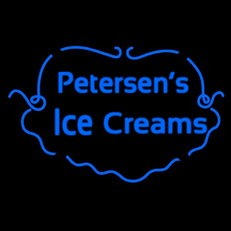Custom Petersens Ice Creams Neon Sign