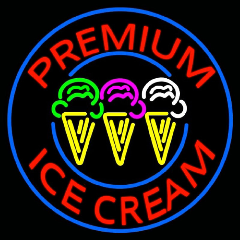 Custom Premium Ice Cream Neon Sign