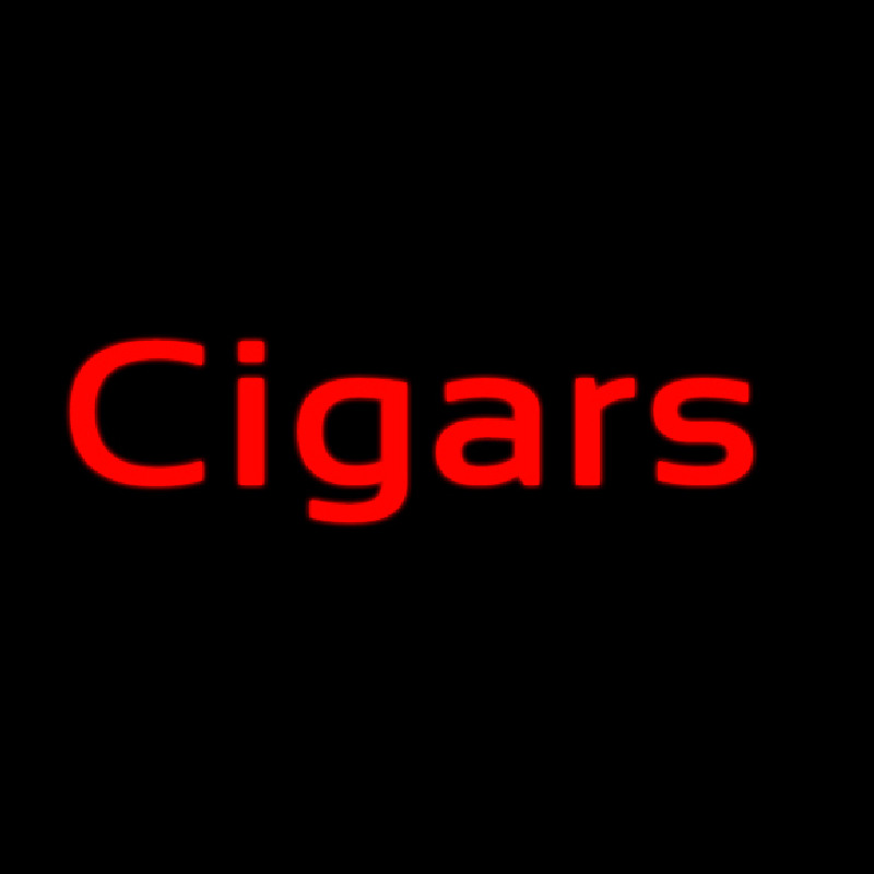 Custom Red Cigars 1 Neon Sign