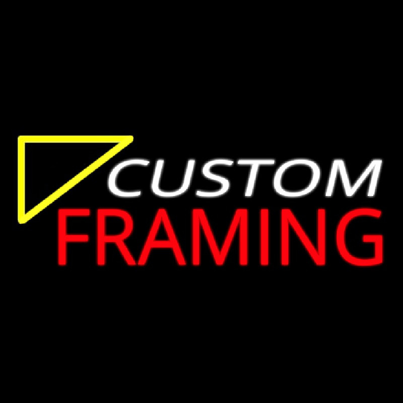 Custom Red Framing Neon Sign