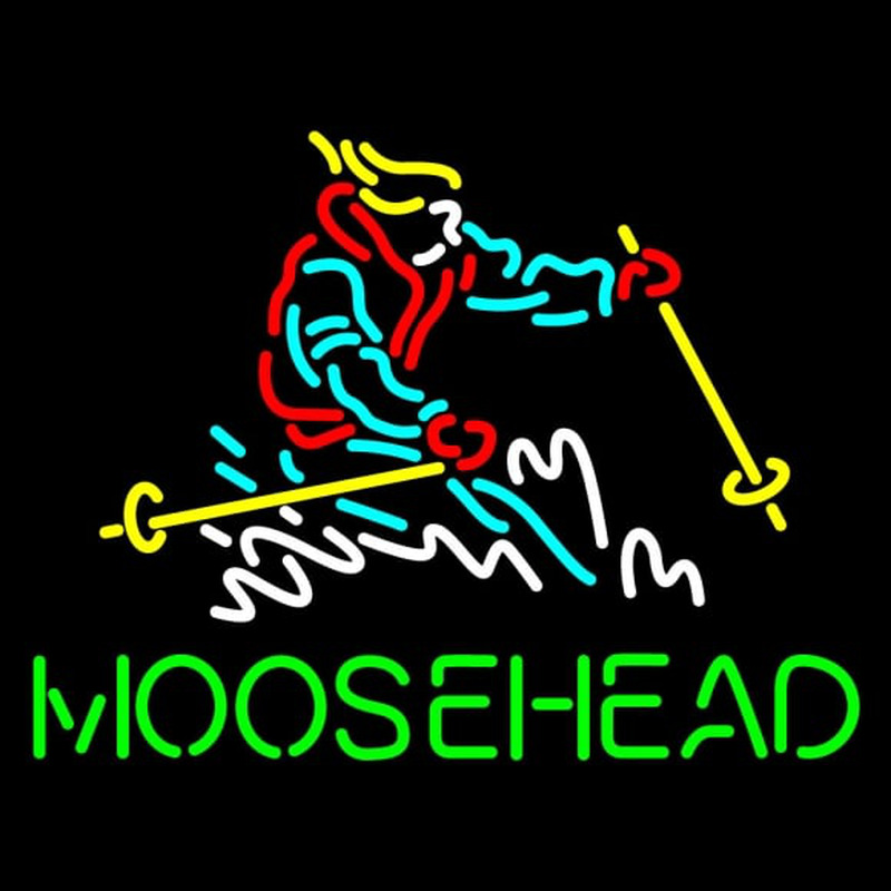 Custom Steamboat Moosehead Beer Neon Sign