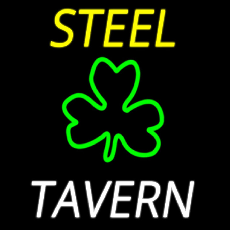 Custom Steel Tavern 3 Neon Sign
