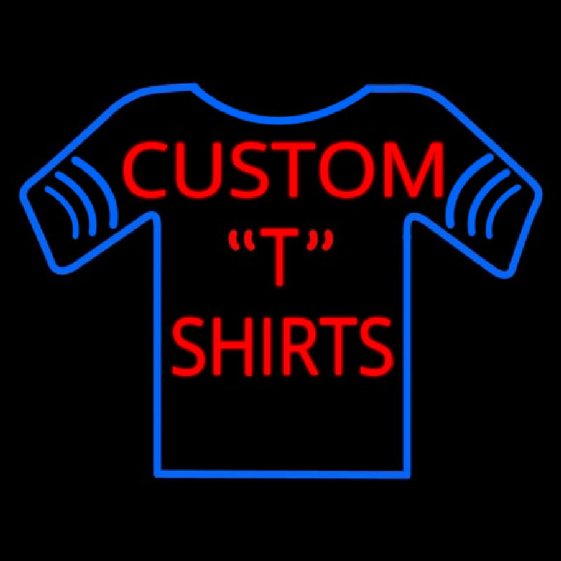 Custom T Shirt Neon Sign