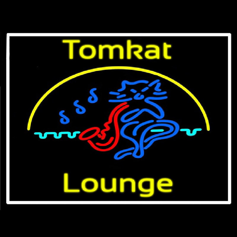 Custom Tomkat Lounge Sa ophone Logo Neon Sign