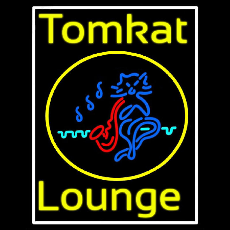 Custom Tomkat Lounge Sa ophone Logo Neon Sign