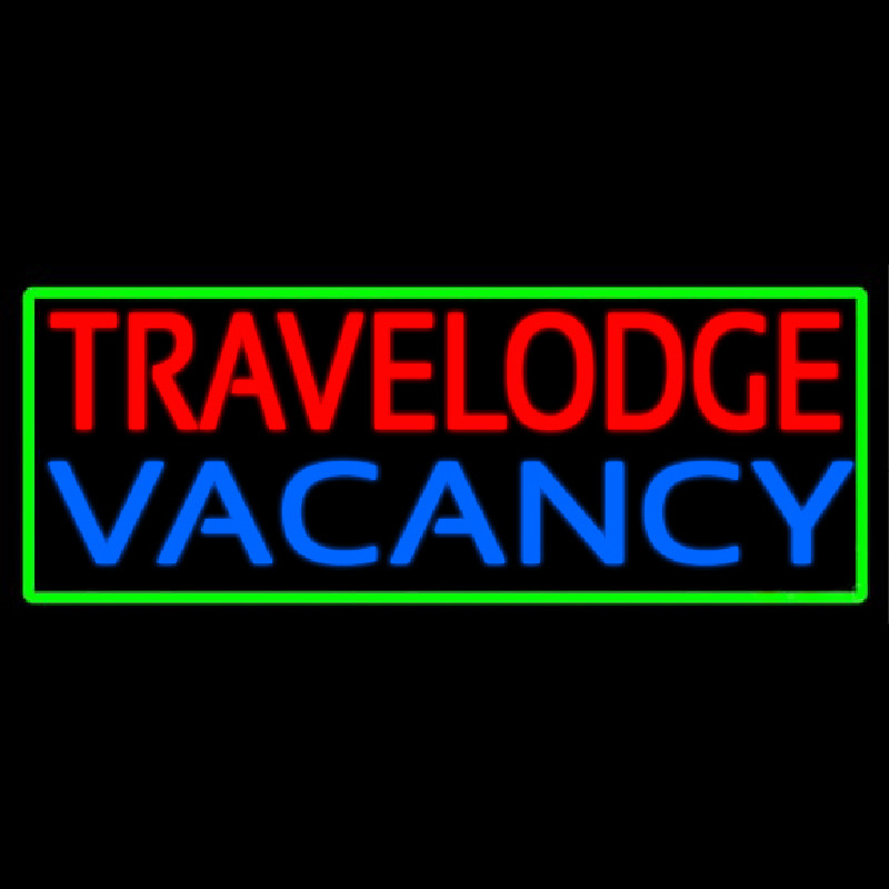 Custom Travelodge Vacancy Neon Sign