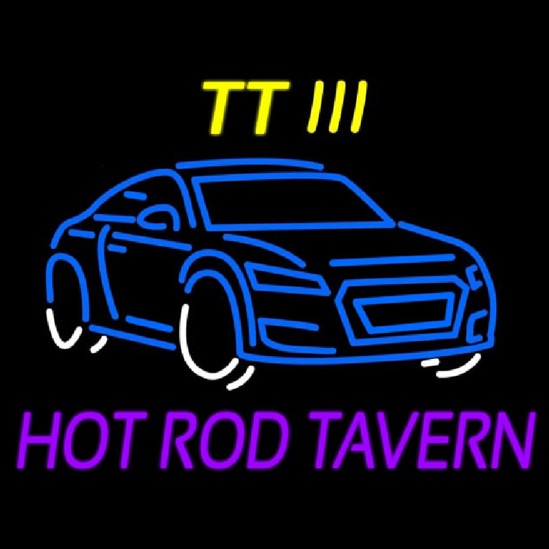 Custom Tt 3 Hot Rod Tavern Car Logo 1 Neon Sign