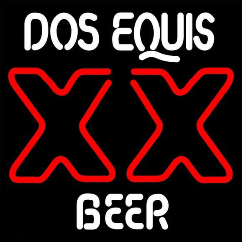DOS Equis Beer Sign Neon Sign