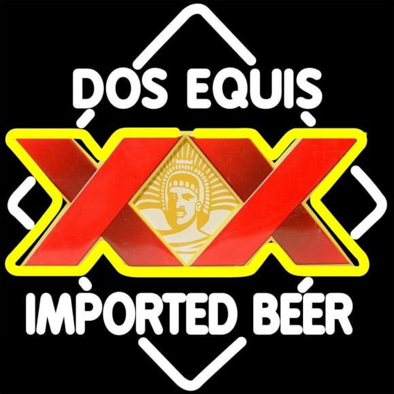 DOS Equis Imported Beer Sign Neon Sign