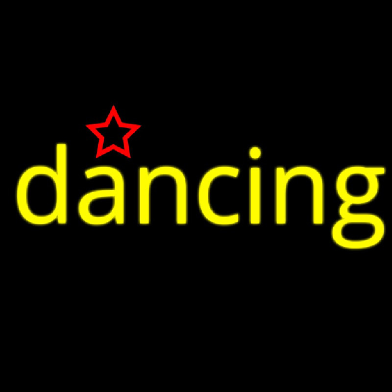 Dancing Star Neon Sign