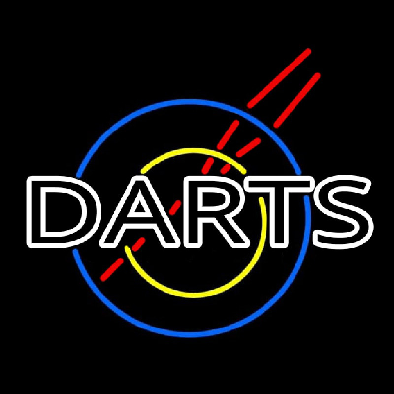 Darts Neon Sign