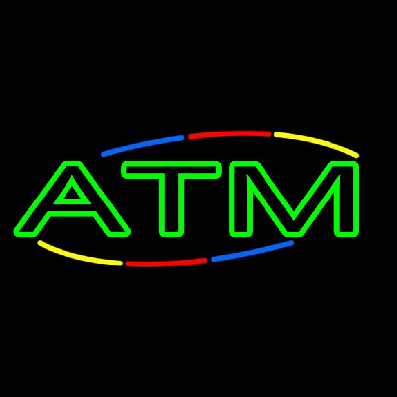 Deco Style Atm Neon Sign