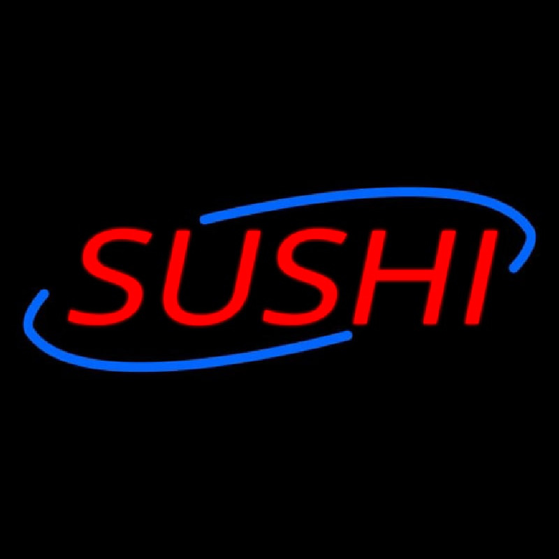 Deco Style Red Sushi Neon Sign