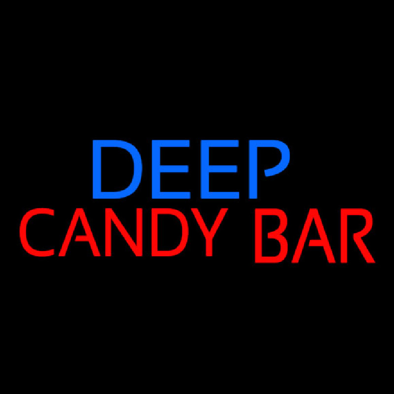 Deep Candy Bars Neon Sign