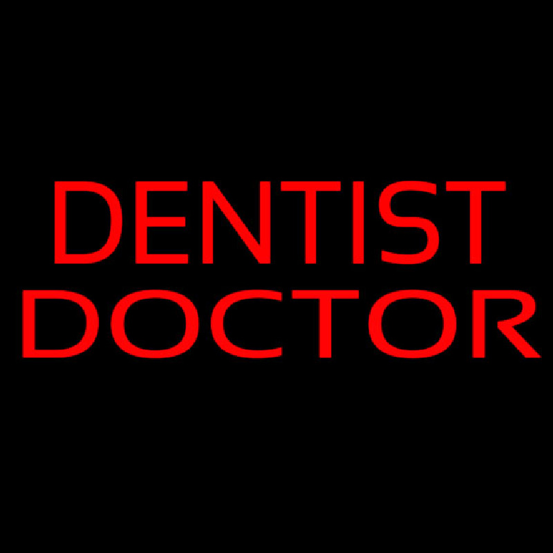 Dentist Doctor Neon Sign