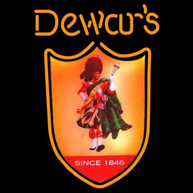 Dewars Scotchman Neon Sign