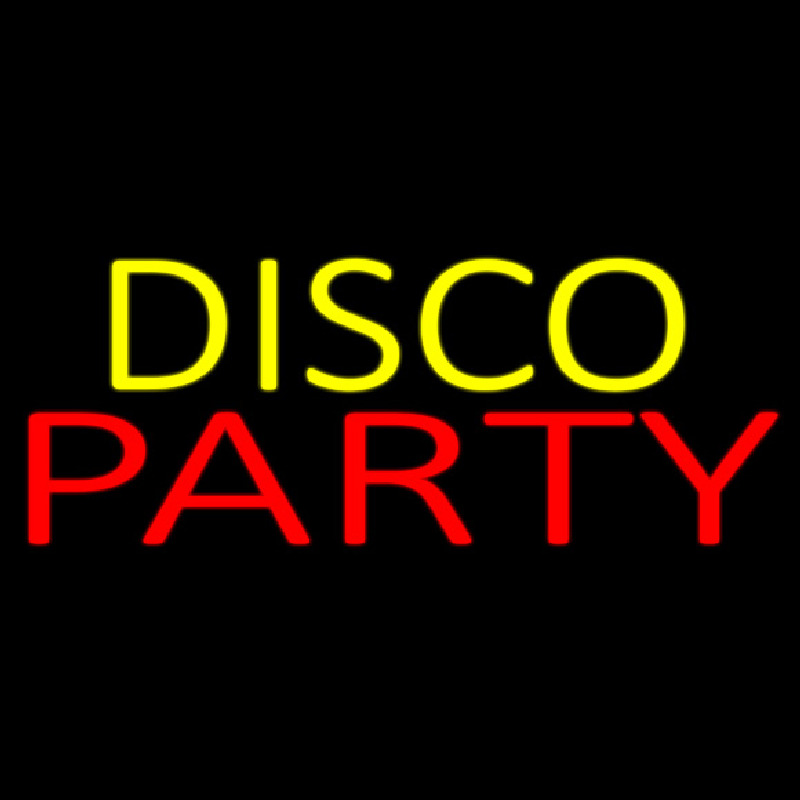 Disco Party 4 Neon Sign